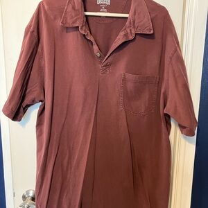 Duluth Trading Co Men's Maroon Polo Shirt GUC